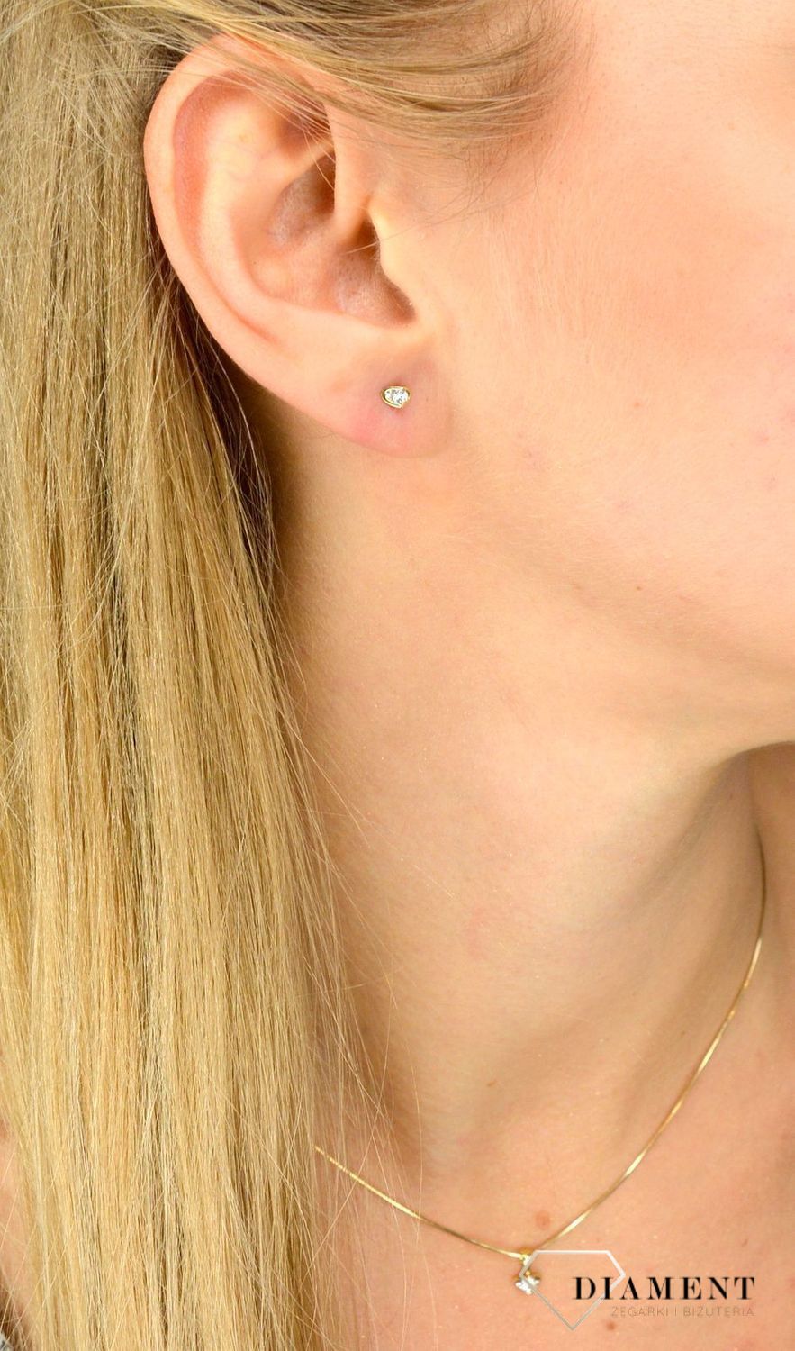 Złota zawieszka DIAMENT białe złoto, diamenty P 353.jpg